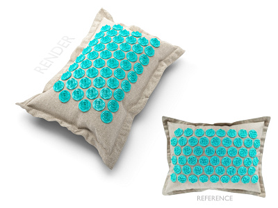 Massage pillow 3D realistic mockup/ rendering 3d 3d modeling 3d rendering 3ds max corona render