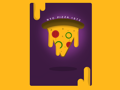 New York Pizza Illustration 3d animation branding flat illustration flyers graphic design logo menu motion graphics new york pizza nyc illustration pizza 2d art pizza illustration slice illustration template ui