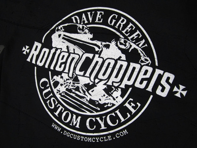 Rotten Choppers Shirt logo motorcycle shirt
