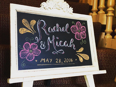 Chalkboard Wedding!