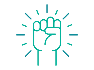 Get Empowered!!! ✊✊✊ empower empowerment fist pump hand icon iconography