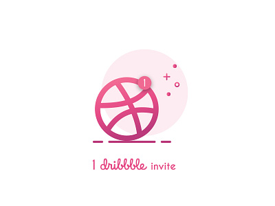1 dribbble invite giveaway design dribbble giveaway icon illustration invite