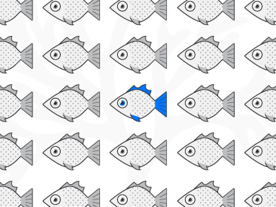 One fish, two fish, grey fish, blue fish abm account based marketing fish