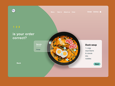 food website (screen-2)