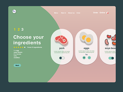 food website (screen-1)