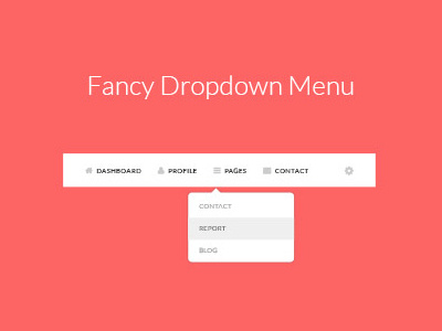 Fancy Dropdown Menu dropdown free freebie menu mockup psd