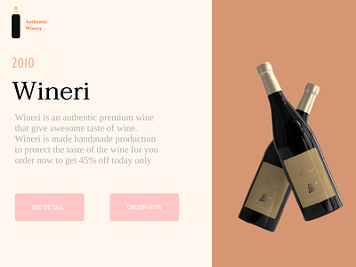 Wineri landing page