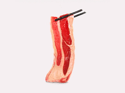 Meat illustration