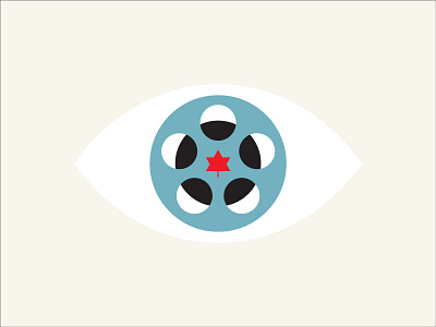 A Reel Eye For Film canada design eye film icon illustration reel