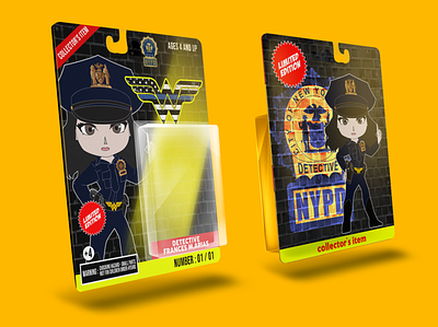 CUSTOM CARDBACK PACKAGING FOR AN ACTION FIGURE "COMISSION WORK" 3d branding design graphic design packaging