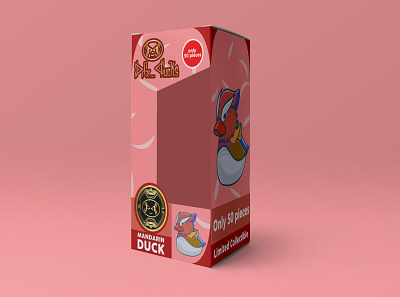 CUSTOM BOX PACKAGING FOR AN ACTION "COMISSION WORK" 3d branding design graphic design packaging