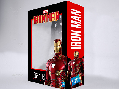 CUSTOM BOX PACKAGING FOR AN ACTION FIGURE "MARVEL LEGENDS"