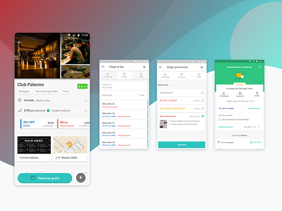 Android Restaurant Profile & Checkout