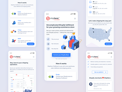 ShipHero Fulfillment! 🎉Mobile Landing