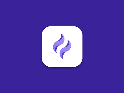 Apple app icon app branding icon illustration logo minimal mobile vector