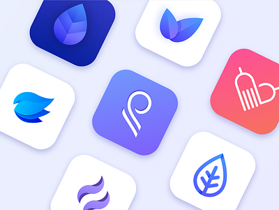 App icons and logos :) app branding colors icon illustration logo mobile native ui vector
