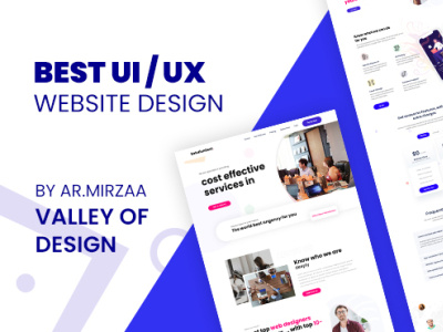 Website Mockup design templete ar mirzaa branding design design classices ds mirzaa graphic design illustration personal ui valley of design website mockup