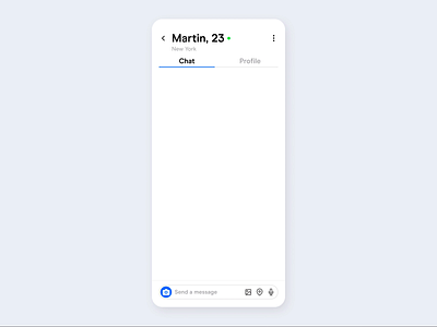 Animated Chat for Dating App animated chat animation app chat concept dailyui dailyuichallenge dating app design gay dating inspiration lgbtg logo love app match mobile mobile app swiping ui ux