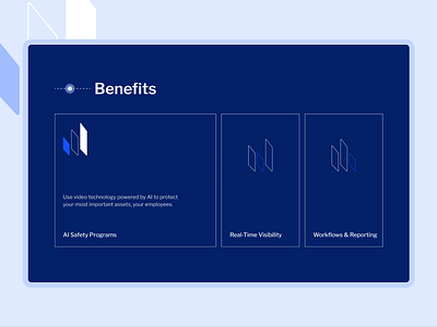 Animated Benefits Section | Logistic Company animated animation benefits concept dailyui dailyuichallenge design illustration inspiration interaction landing landing page logistic logo services ui user interface visual design