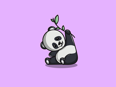 Cute Panda cartoon cute design graphic design icon illustration logo macot panda vector
