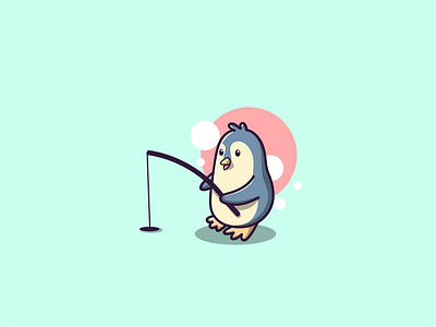 Cute Pinguin cartoon cute design graphic design icon illustration logo mascot pinguin vector