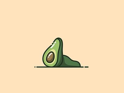 Avocado avocado cartoon design graphic design icon illustration logo mascot vector