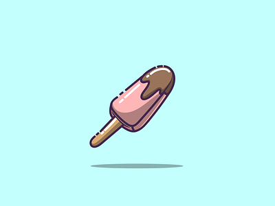 ice cream branding cartoon design graphic design ice cream icon illustration logo ui ux vector