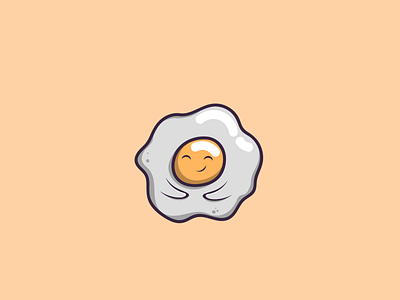 cute egg branding cartoon cute design egg graphic design icon illustration logo mascot vector