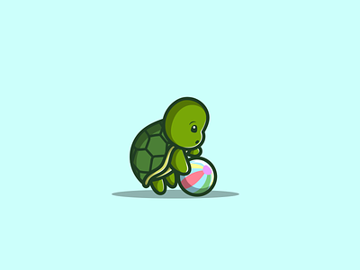 Cute turtle cartoon design graphic design icon illustration logo mascot nft vector