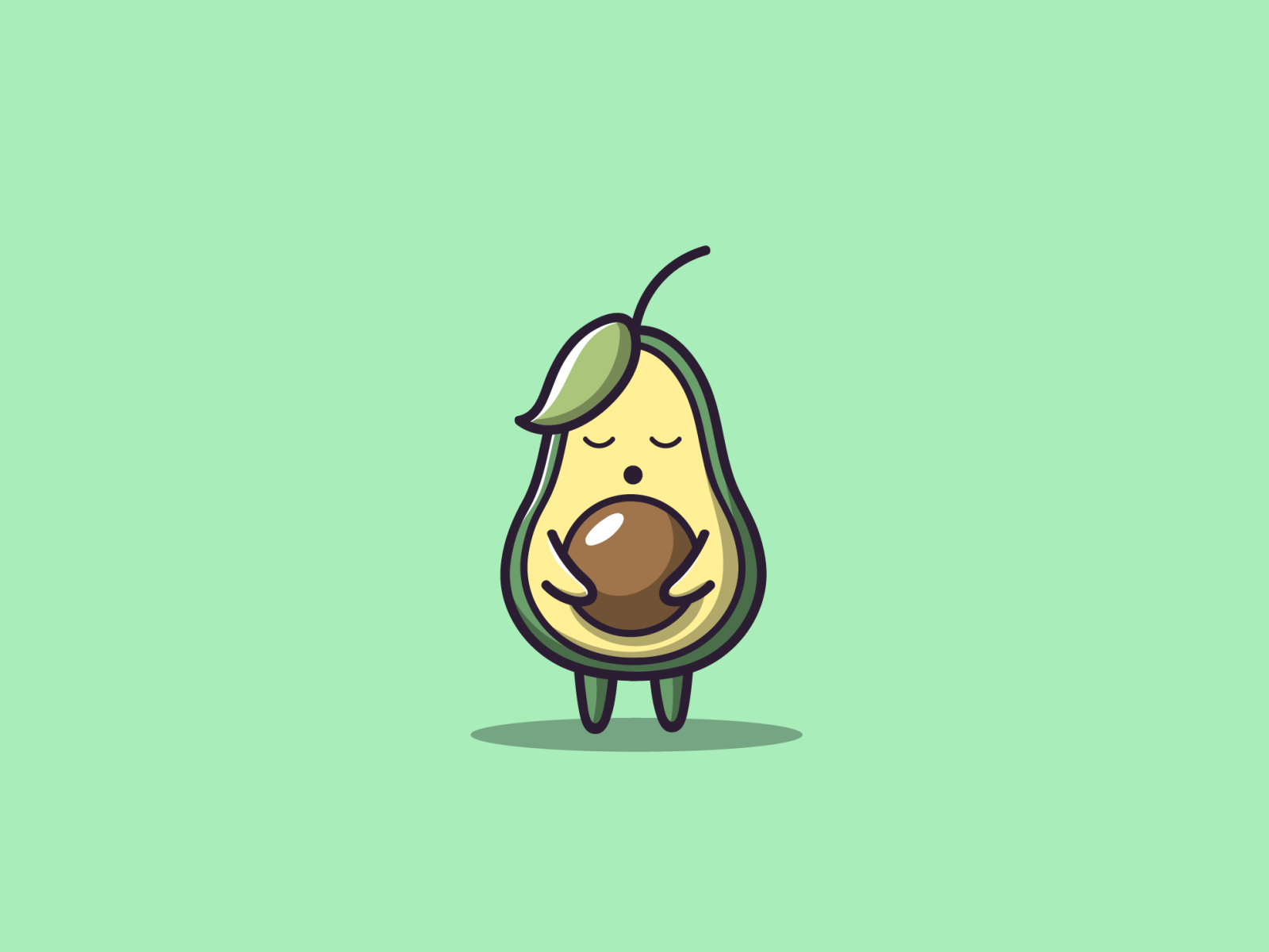 Speechless Avocado By Dipo Graphic On Dribbble