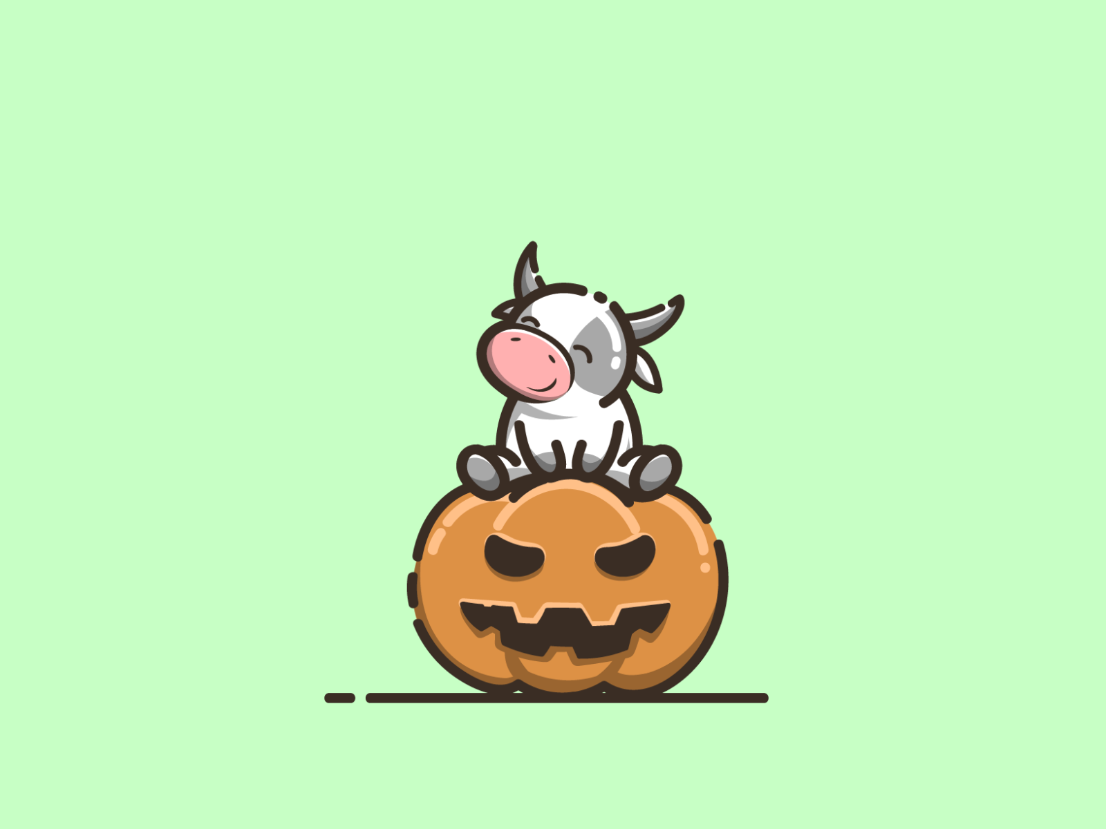 cute halloween cartoon