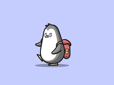Cute Penguin branding cartoon cute design graphic design icon illustration logo mascot nft penguin vector