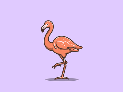 flamingo design branding cartoon cute design graphic design icon illustration logo mascot nft vector