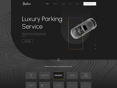 Skyline Valet Inc. Website corporatewebsite design ux webdesign website websitedesign wordpress