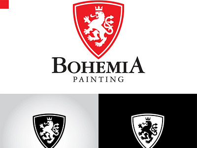 Bohemia Painting Logo branding design graphic design identity logo