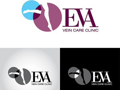 EVA Vein Care Clinic logo design branding graphic design logo