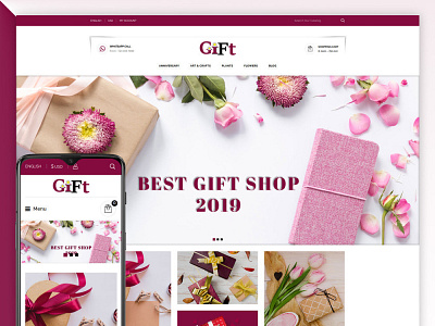 GIFT - PRESTASHOP TEMPLATE design