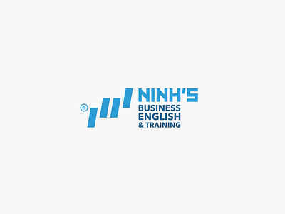 NINH'S BUSINESS ENGLISH & TRAINING 3d branding design graphic design illustration logo typography ui ux vector