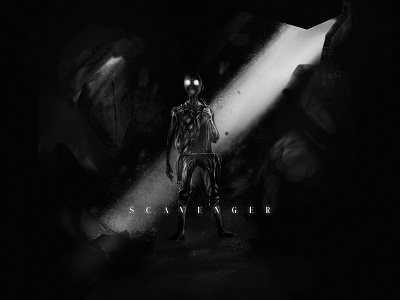 Scavenger - Concept Art concept art dark dystopian future game illustration science fiction.