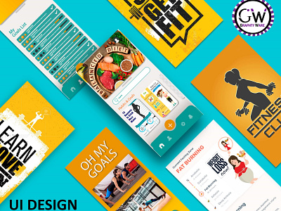UI/UX Designs of different projects app app design branding design illustration logo mobile ui design prototype ui vector