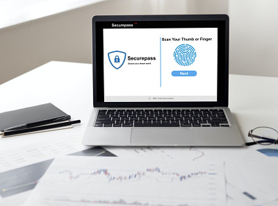 UI/UX Design of Securepass Website app app design branding design illustration logo mobile ui design prototype ui vector website design