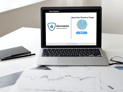 UI/UX Design of Securepass Website