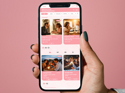 UI/UX Design of Dating Mobile App