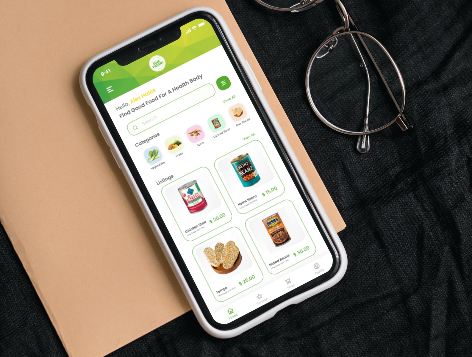 One Pantry Mobile App by Hamza Khan on Dribbble