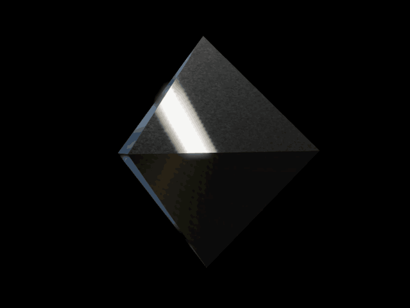 ♦︎ Black Magic Octahedron $eth 3d animation black nft octahedron threejs