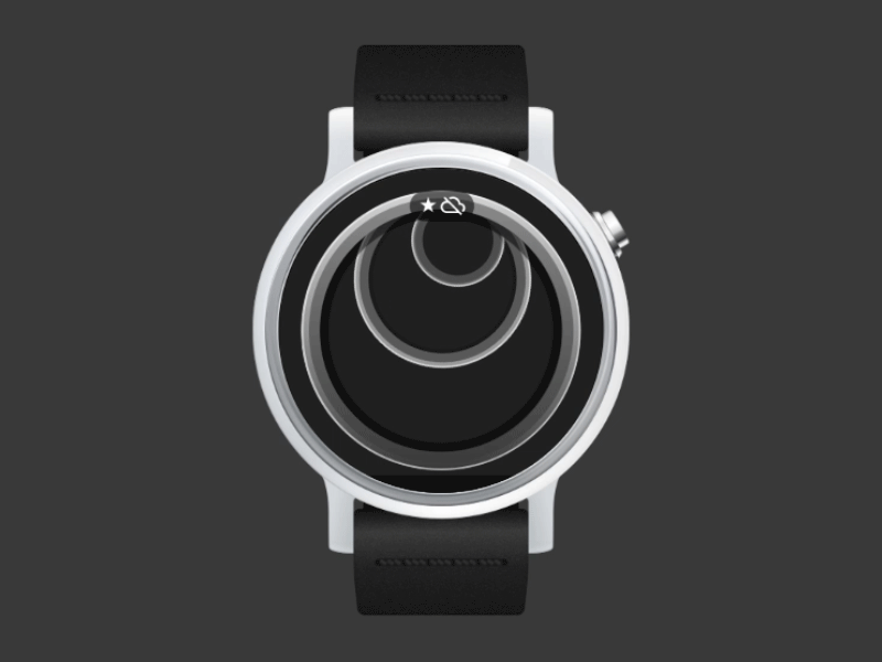 Archimedes Watchface androidwear archimedes circles clock framer framerjs framerstudio made with framer moto360 time watch watchface
