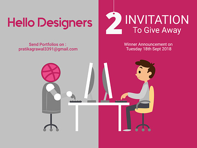 Dribbble Invitation To Give Away