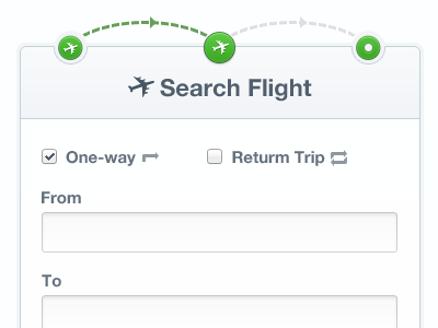 Search Flight airport clean fields flight form plane process search search flight steps tanveer text box trip ui