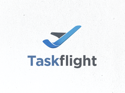 Task Flight Logo Concept v2 airo plane airoplane concept flight identity logo logo concept plane tanveer task taskflight