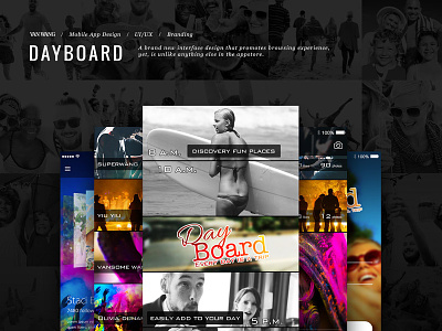 App Design for Dayboard app design flipboard moments social